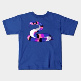 Genderfluid Snake Kids T-Shirt